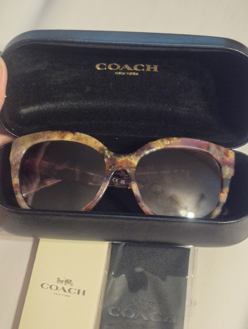 CoachTortoiseshell Sunglasses NWOT - Picture 9 of 11